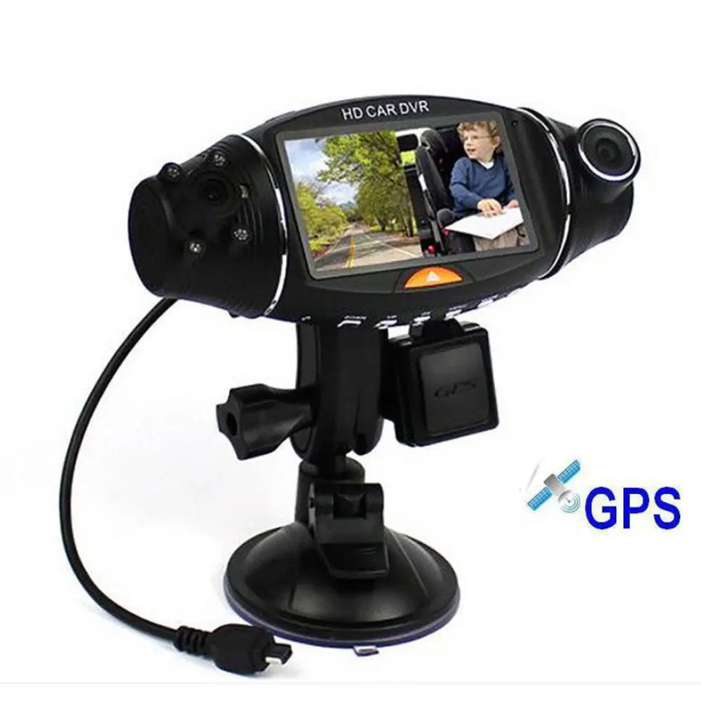 500 Pixels Car Gravity Sensor Recorder Car Driving Recorder 120 Degree Wide-Angle Shooting Dual-Lens Driving Recorder