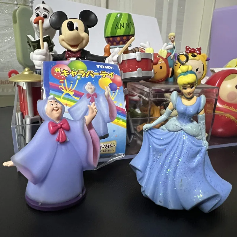 2Pieces/lot  5cm  6cm Disney Cinderella Fairy Godmother Ornament