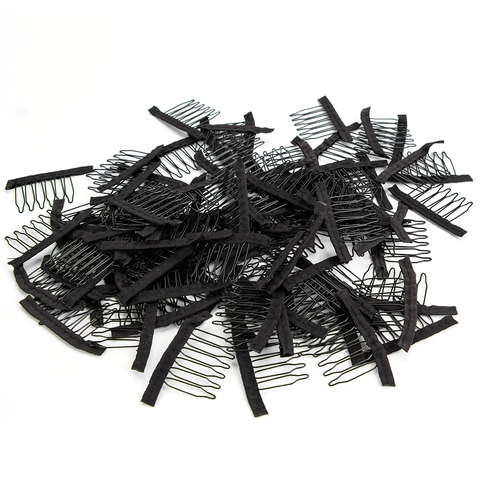 AliLeader 7 Teeth 6 Teeth Stainless Steel Wig Combs for Wig Caps