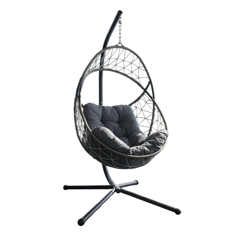 

Garden Chair Cushion Cradle Cushion Flower Hole Suspended Chair Cushion Hanging Chair Cushion Garden Cushion Rattan Single Bird'