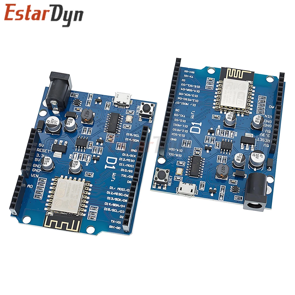 ESP8266 Module ESP-12F ESP-12E WiFi Board for WeMos D1 UN0 R3, IoT Smart Home Development