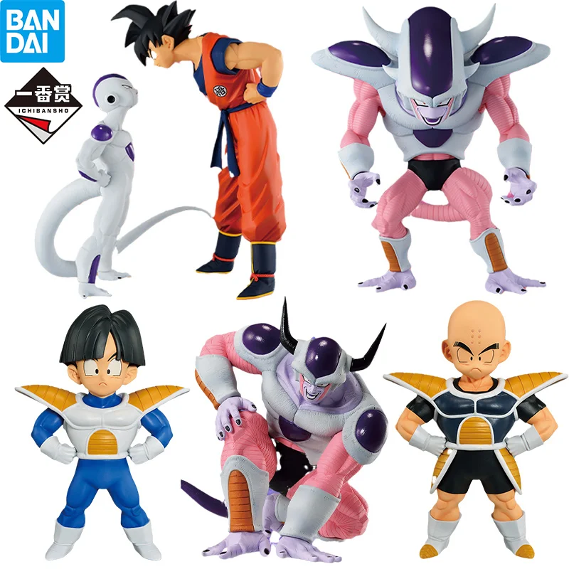 

Bandai Стрекоза Ichiban Kuji сражение на планете фигурка намека Сон Гоку Гохан Фриза крилин аниме экшн-модель коллекционные игрушки