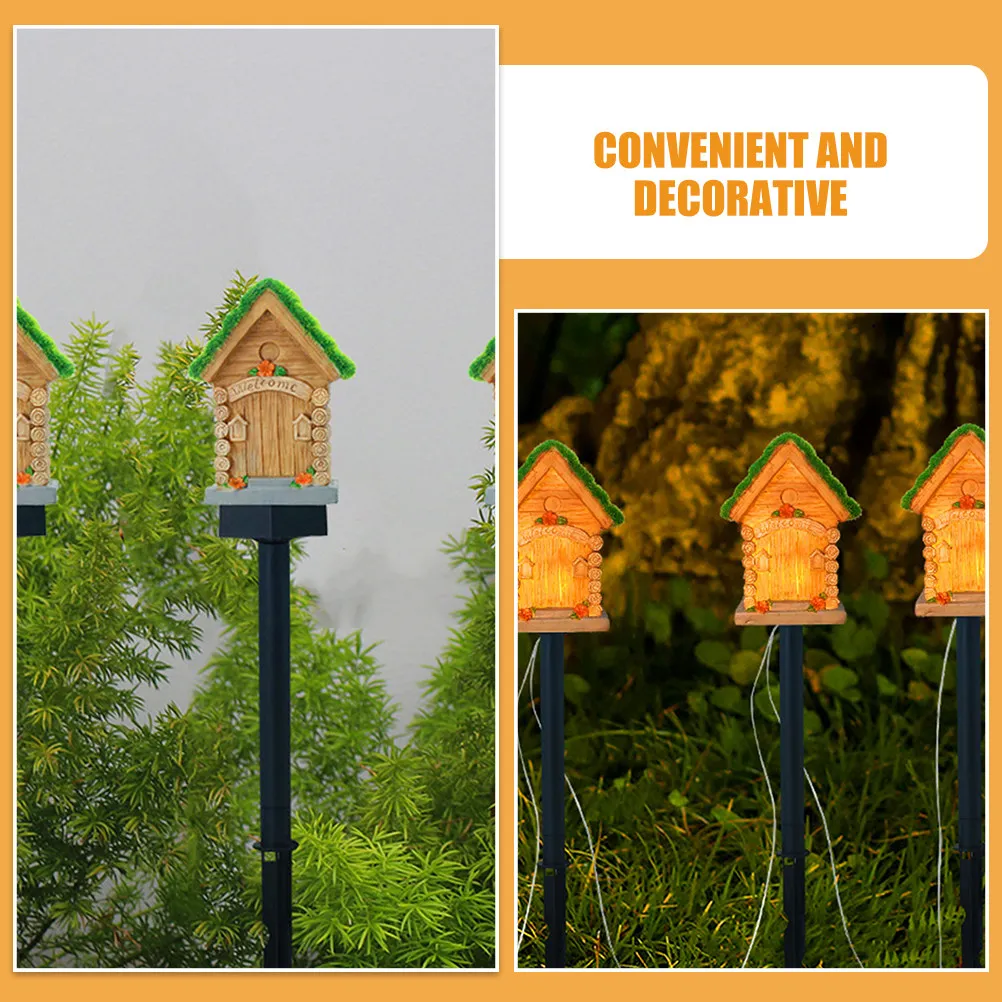 Outdoor Decor Solar Lights Decorative Lamp Powered -shape Garden