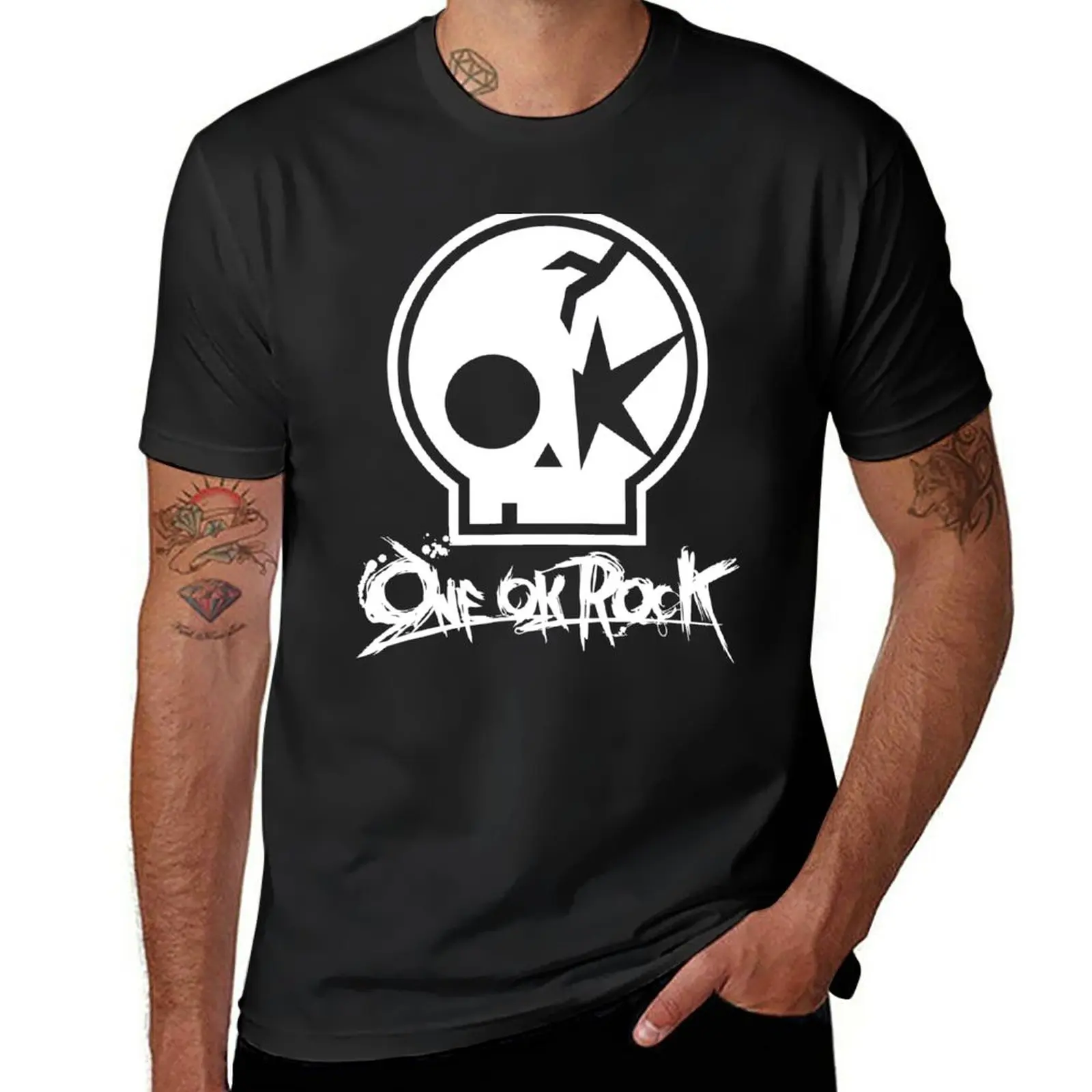 

one ok rock T-Shirt quick drying korean fashion Short sleeve tee mens big and tall t shirts