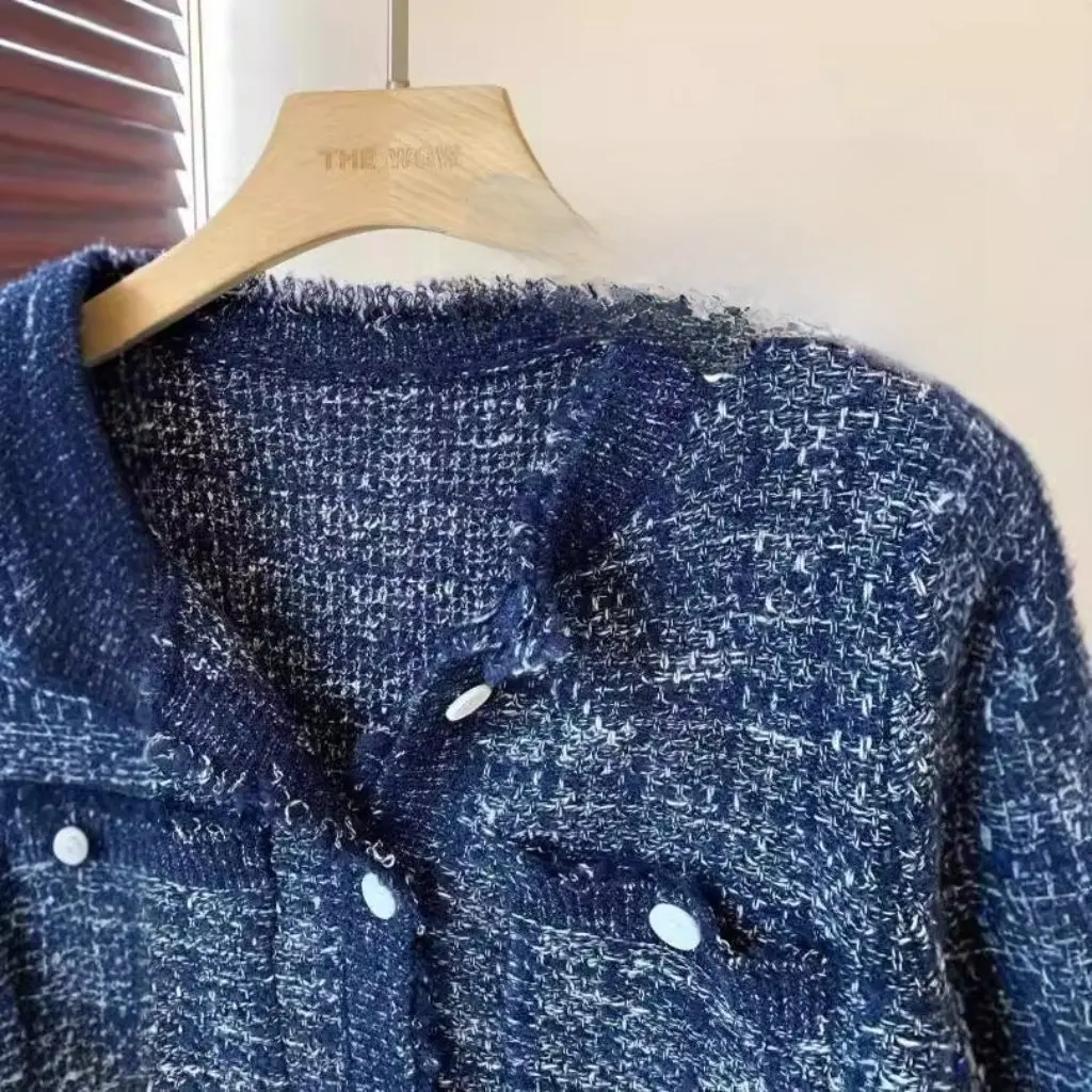 

Soft Tassel Knitted Cardigan Sweater Dense Yarn Small Style Home New Temperament Various F090106