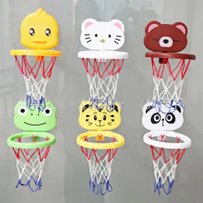 Bathroom basketball, water play, suction cup, cartoon basketball frame, indoor mini shooting, baby, children's bath toy