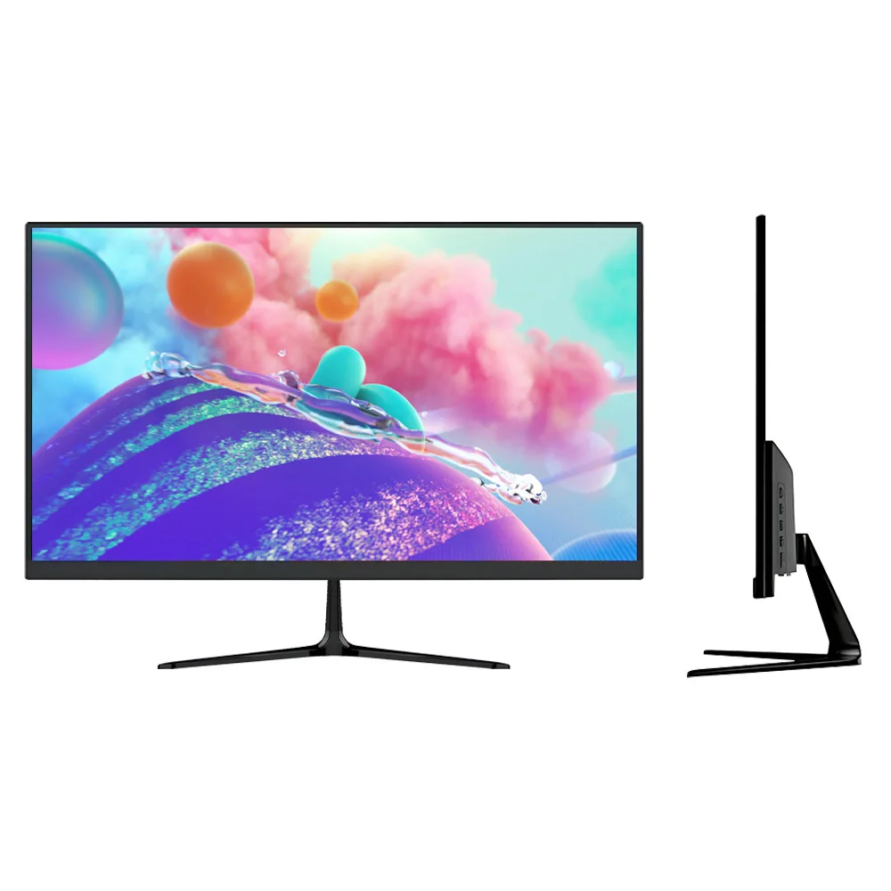 17/19/22 Inch IPS Curved Monitor, Slim HD LCD Screen, Desktop Display for PC & CCTV Security Monitoring