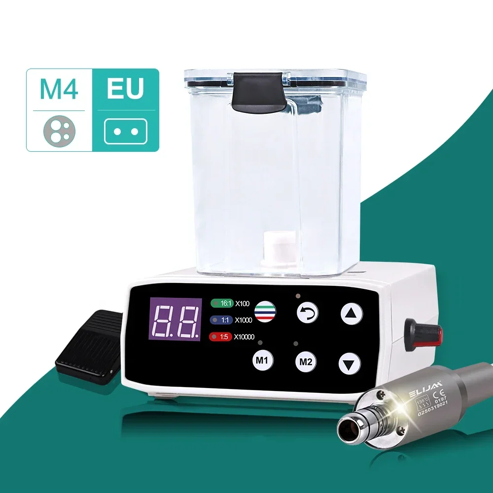 SYJH Tandheelkundige elektrische micromotor met watertank Multifunctionele glasvezelhandgreep Interne watersproeier Elektrische motorgereedschappen