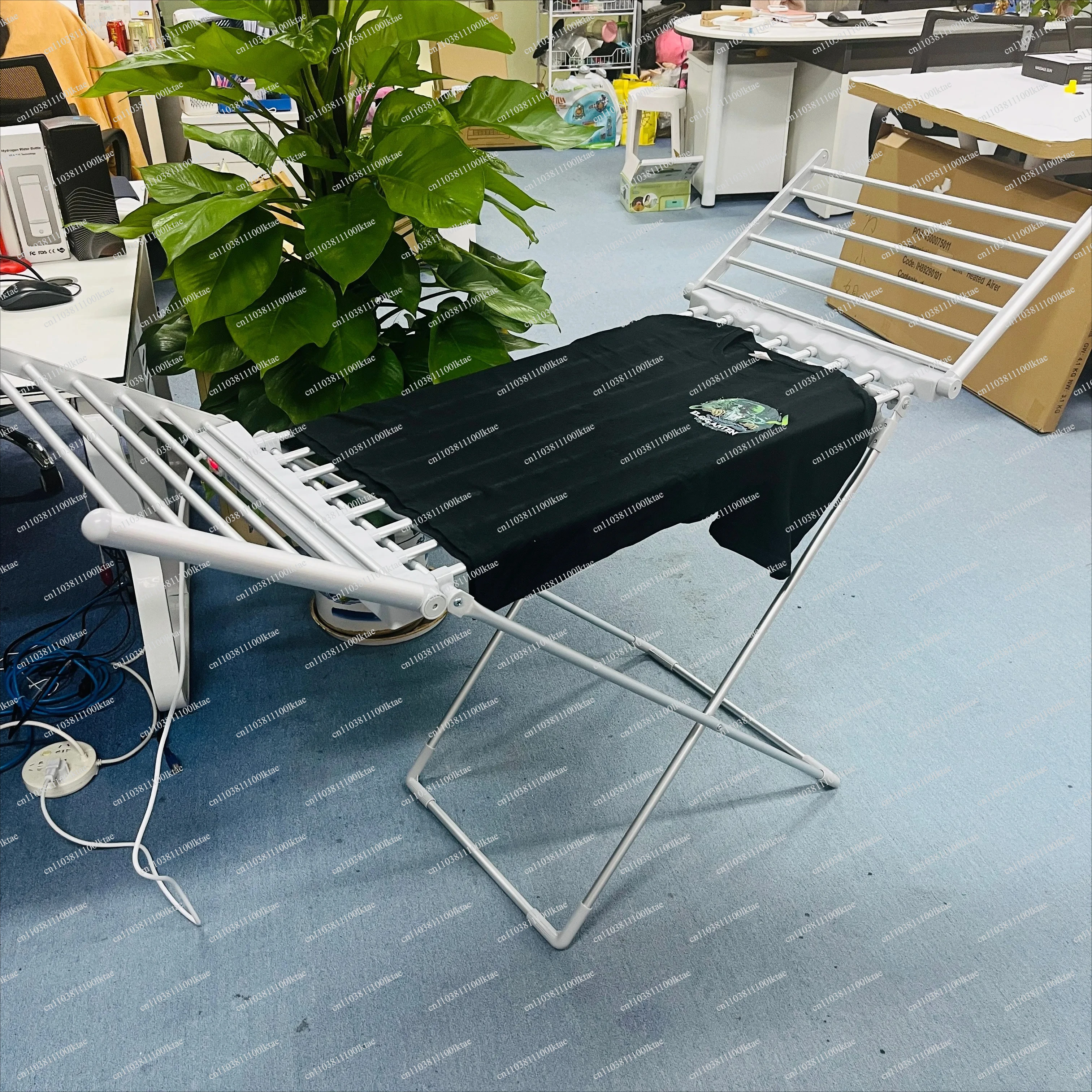 Foldable Heated Electric Clothes Drying Rack, Electric Airer Clothes Drying Rack Foldable Clothes-dryer Rack for Indoor