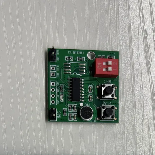 Imagen 2 del producto Módulo de grabación CHR11M, Chip único de sonido de alta calidad, soporte de grabación de 35 segundos, Flash externo, modo de baja potencia opcional