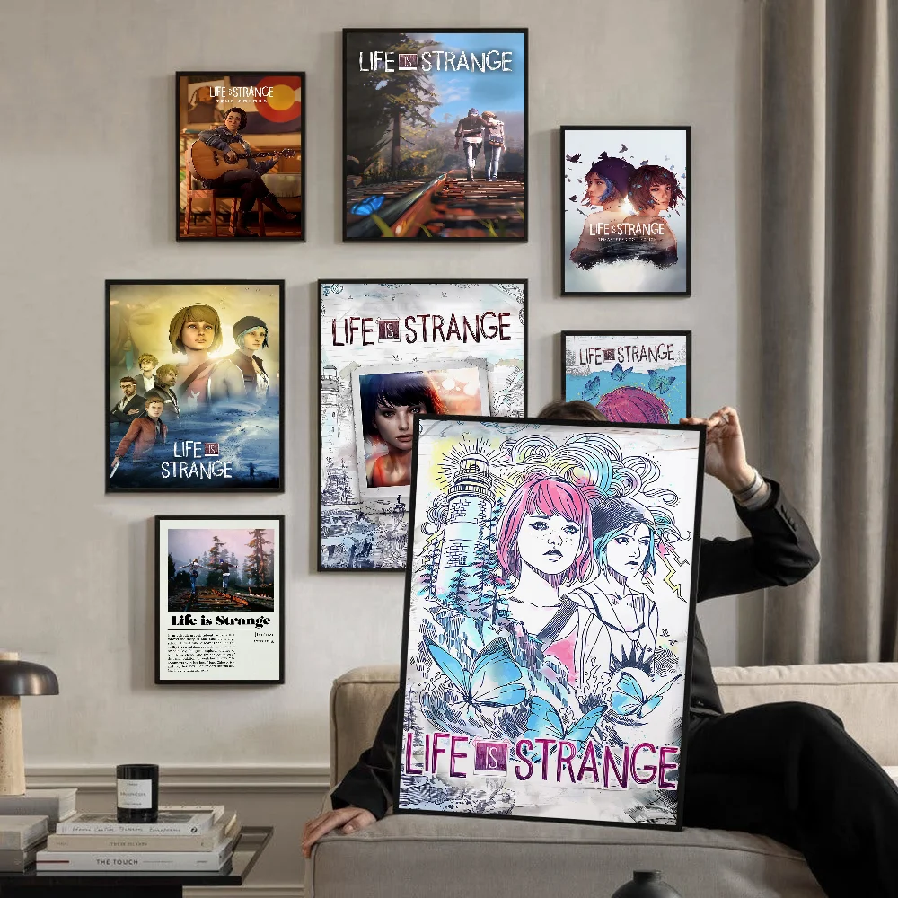 Life is Strange 2 Before the Storm Video Game Anime Posters Sticky Whitepaper Sticker DIY Room Bar Cafe Kawaii Room Decor