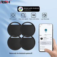 4-pack Smart Tag - Tracker , Built-in Buzzer, Android-Compatible via Google Find My Device, CR2032 Battery & Privacy Protectio