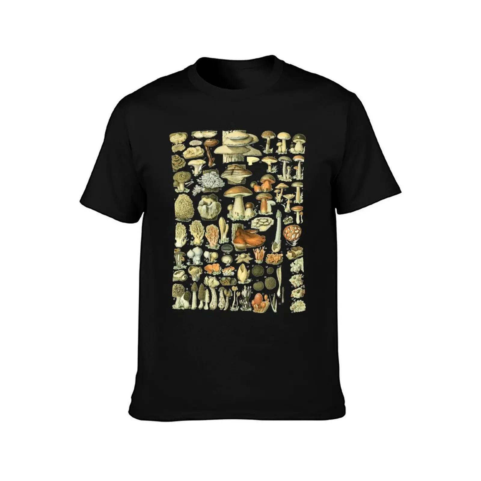 Mushroom Varieties for Fungi Mushroom Hunters T-Shirt Casual Basic Street Style T-Shirt