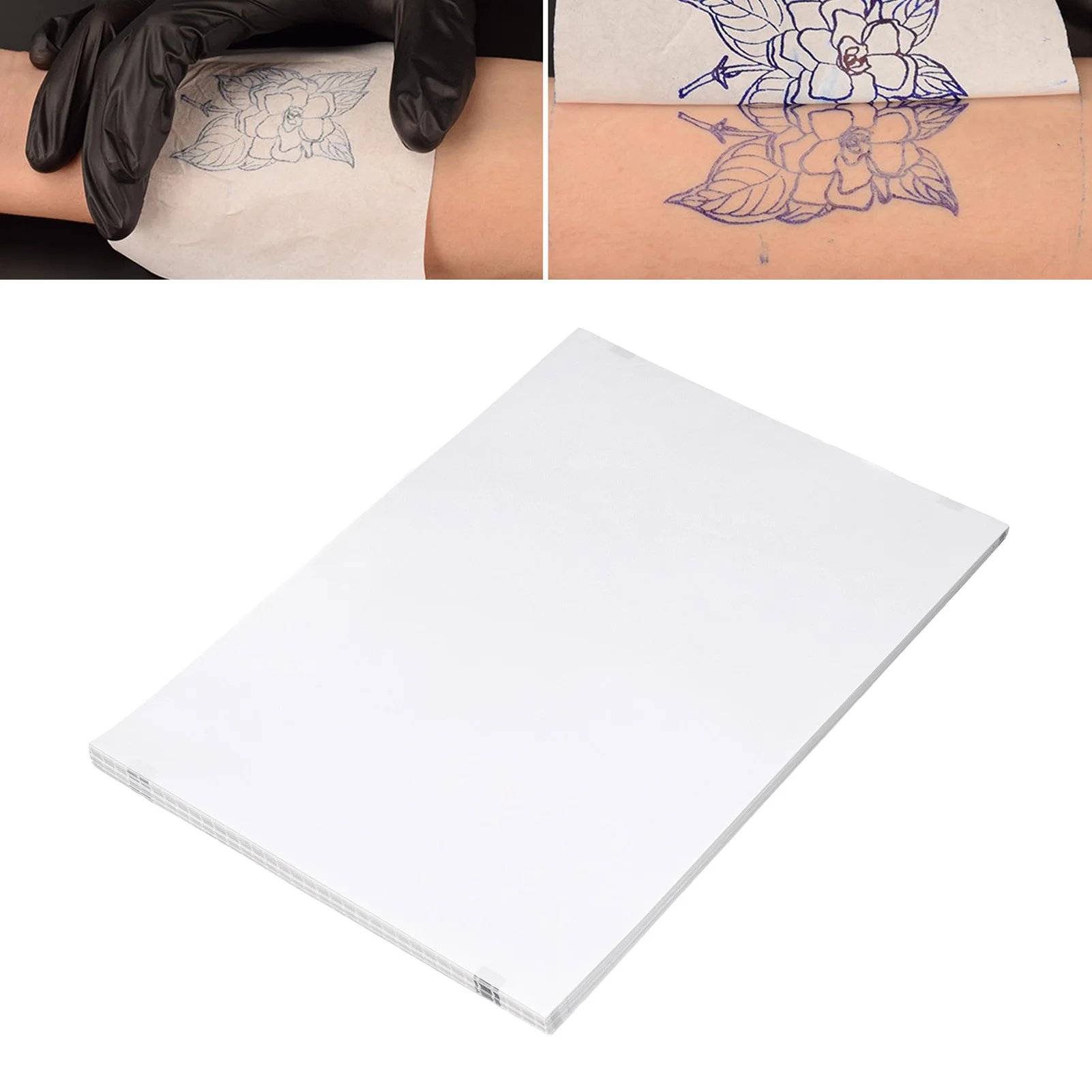 

Thermal Printing Paper Compatibility Folded Thermal Paper Multi Purpose White Quick Dry Clear Printing 100 Sheets for Home