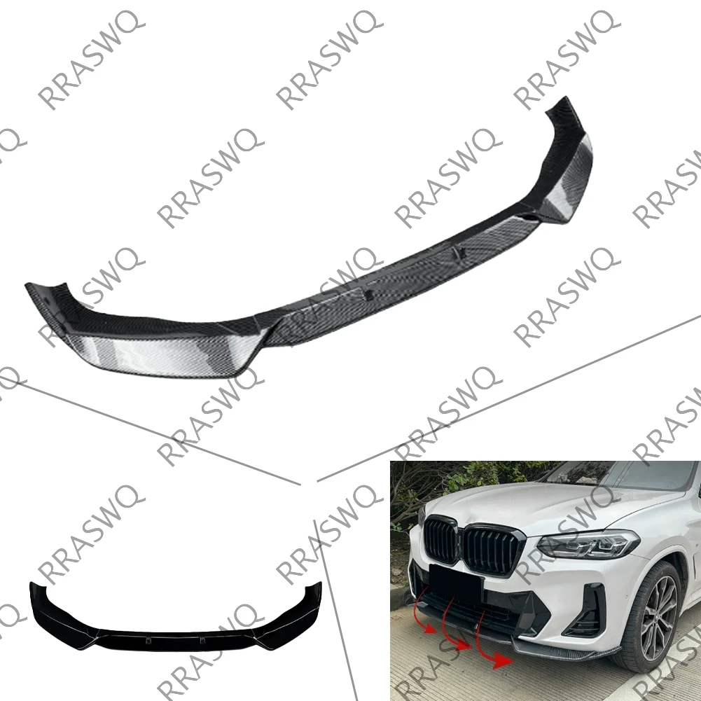 Для BMW X3 G01 X4 G02 ix3 G08 M Pack M40i M40d: передний бампер, сплиттер, накладка, спойлер, диффузор, защита, обвес, крышка, 2021 2022 2023