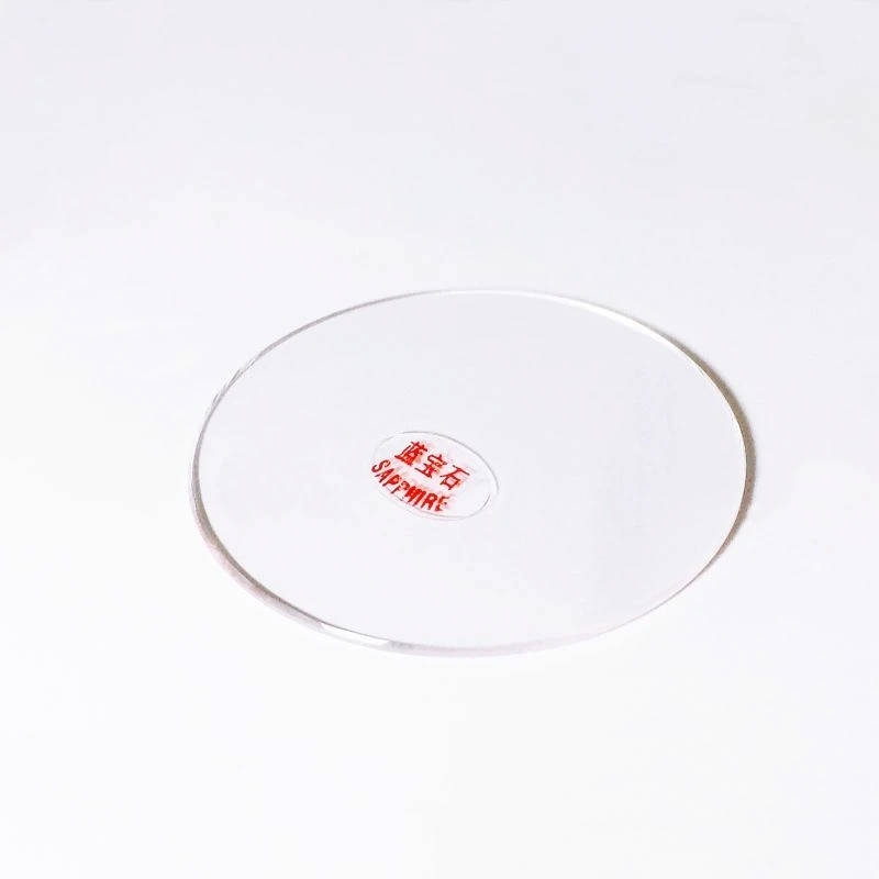 2.0mm Thick Flat Sapphire Watch Crystal 40mm-42.5mm Transparent Round Glass Diameter for Watch Repair