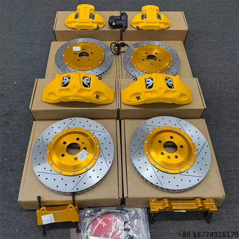 

Front Akebono 9N 6Pot Rear EPB 4Pot Brake Kit for Touareg Teramont Q7 Upgrade Factory Custom Direct Sales