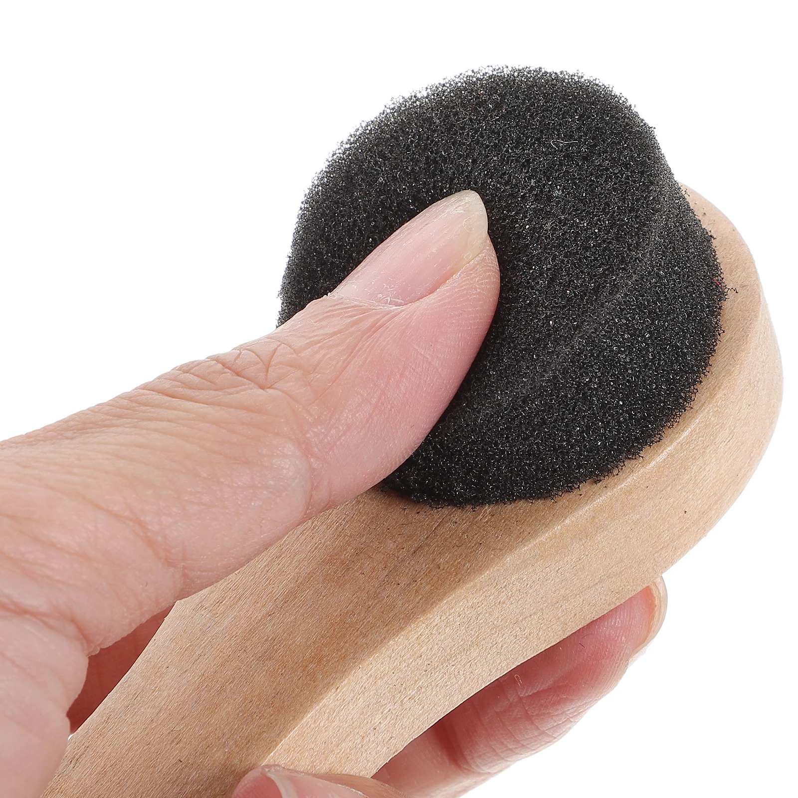 

1 Set/ Shoes Brush Portable Shoe Polish Tool Shoes Bristle Shoe Cream for Man Woman (Light Brown)