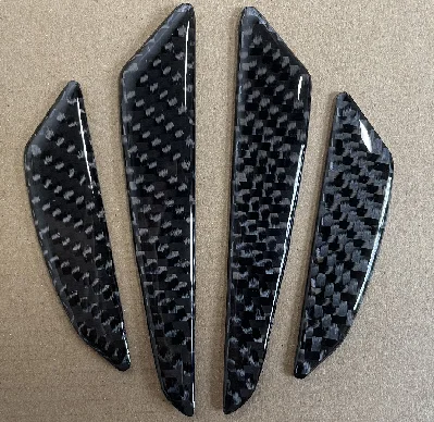 

Black Carbon Fiber Car Door Anti Collision Strip Protector For BMW Door Edge Guard Exterior Decoration Accessories