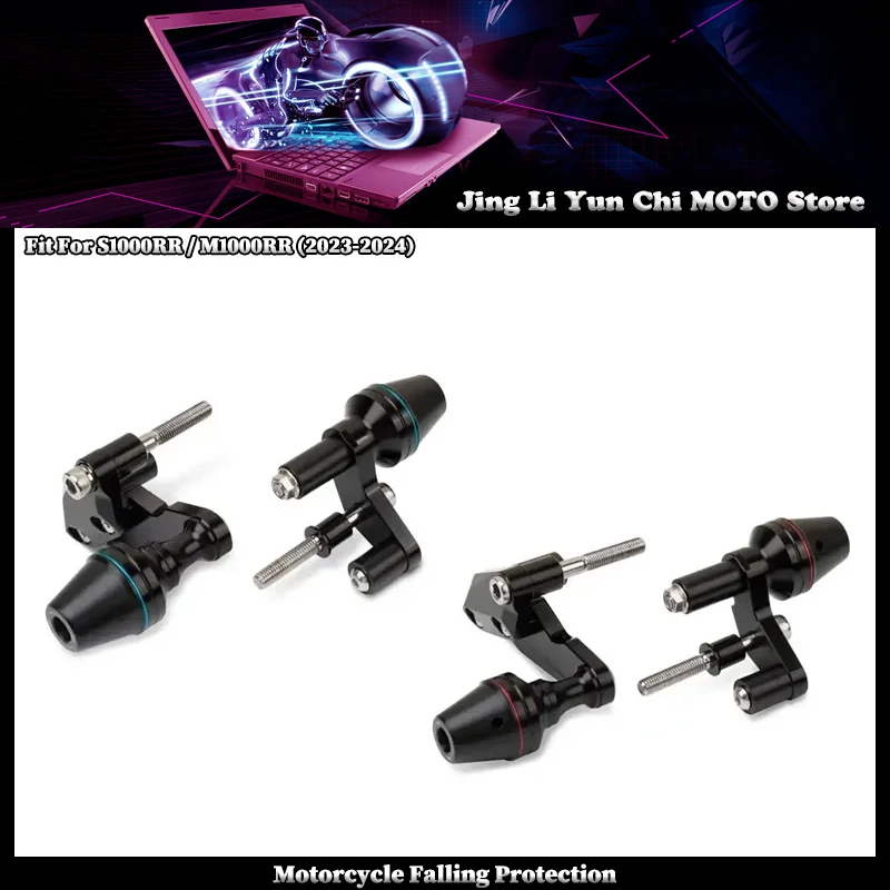 

Motorcycle Falling Protection Frame Slider Fairing Guard Anti Crash Pad Protector Fit For BMW S1000RR S1000 RR M1000RR 2023 2024