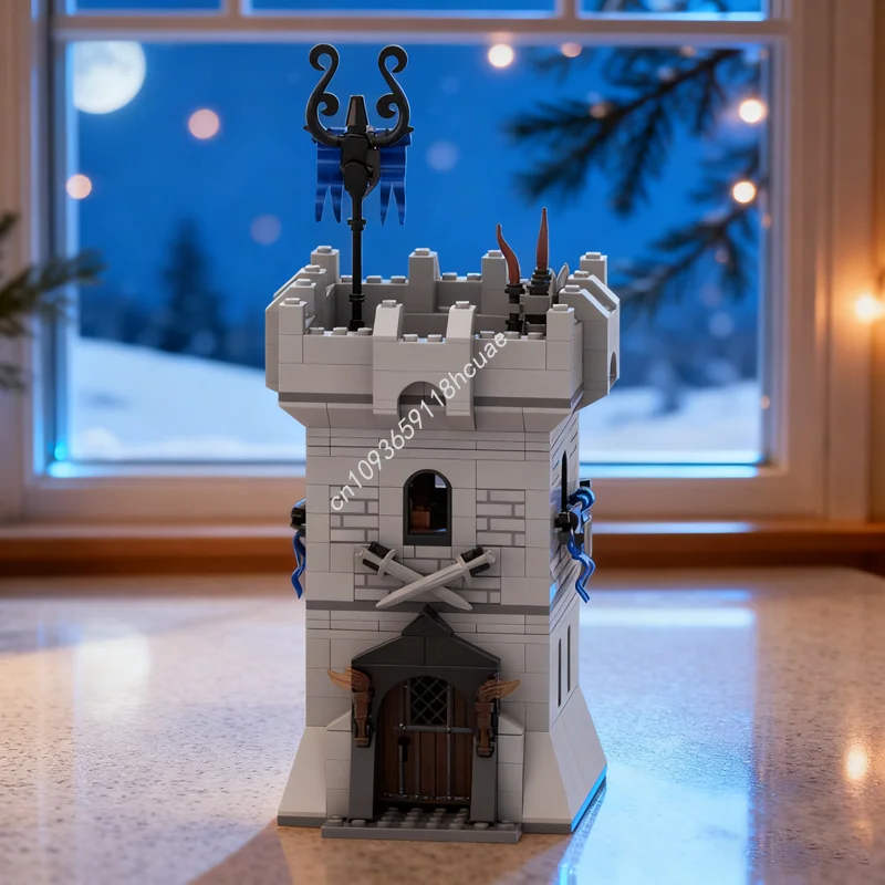 

456pcs MOC Falcon Knights Watchtower Castle Model Building Blocks Toys DIY Creative Idea Christmas Gifts Education Kids Birthday