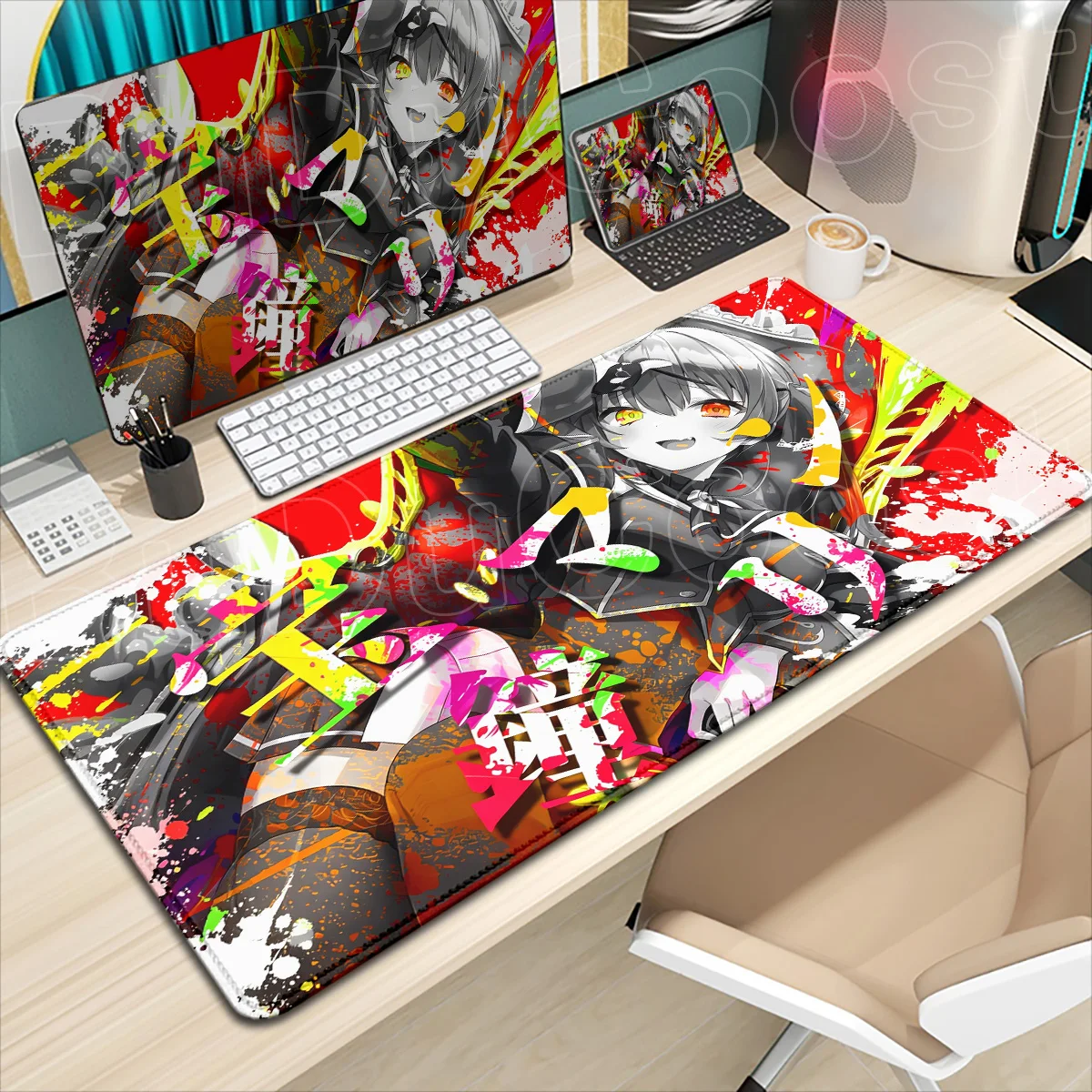 

XXL Anime PC Gaming Mouse Pad Large Laptop Gamer Hololive Houshou Marine Keyboard Mat Computer Desktop Carpet Rubber Accessories