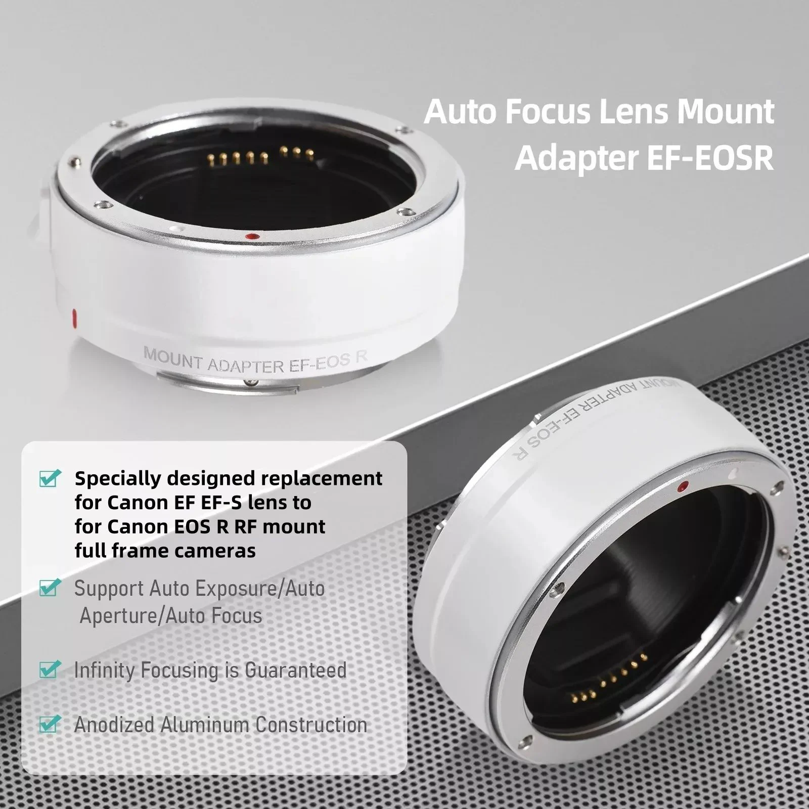 EF-EOSR Autofocus Camera Lens Adapter Ring Voor Canon EF EF-S Lens voor Canon EOS R RF Mount Full Frame Camera Accessoires