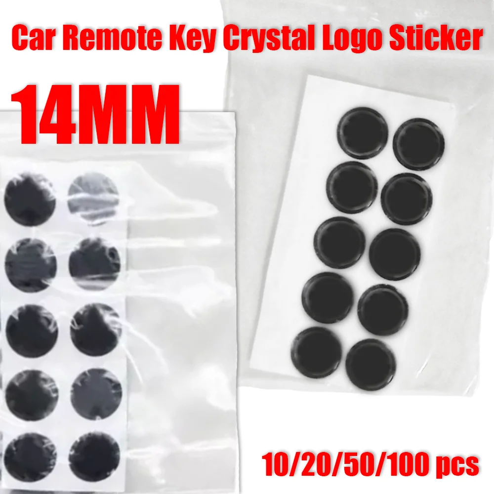 

Car Remote Key Crystal Logo Sticker 14MM Epoxy for KEY-DIY Xhorse VVDl KD Remote Control for Ni-ssan F-ord Ope-l Fia-t S-EAT