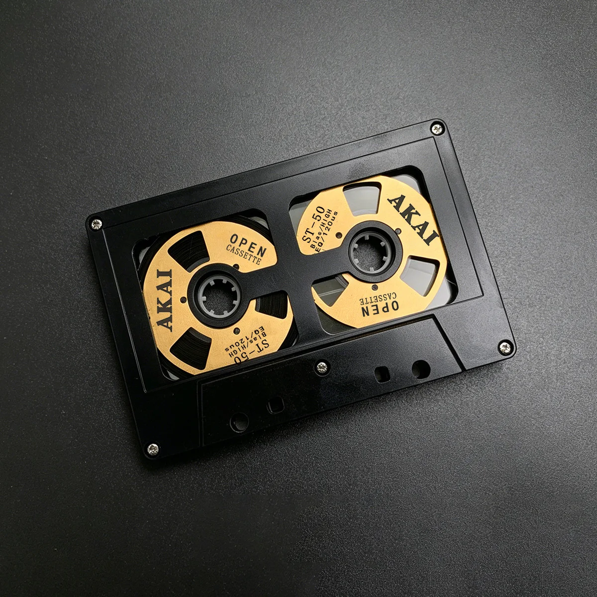 Open Cassette 50 Minute Blank Audio Cassette Reel to Reel Tape Double Side Metal Reel Hollow Case Self-Made High Quality Design view 2