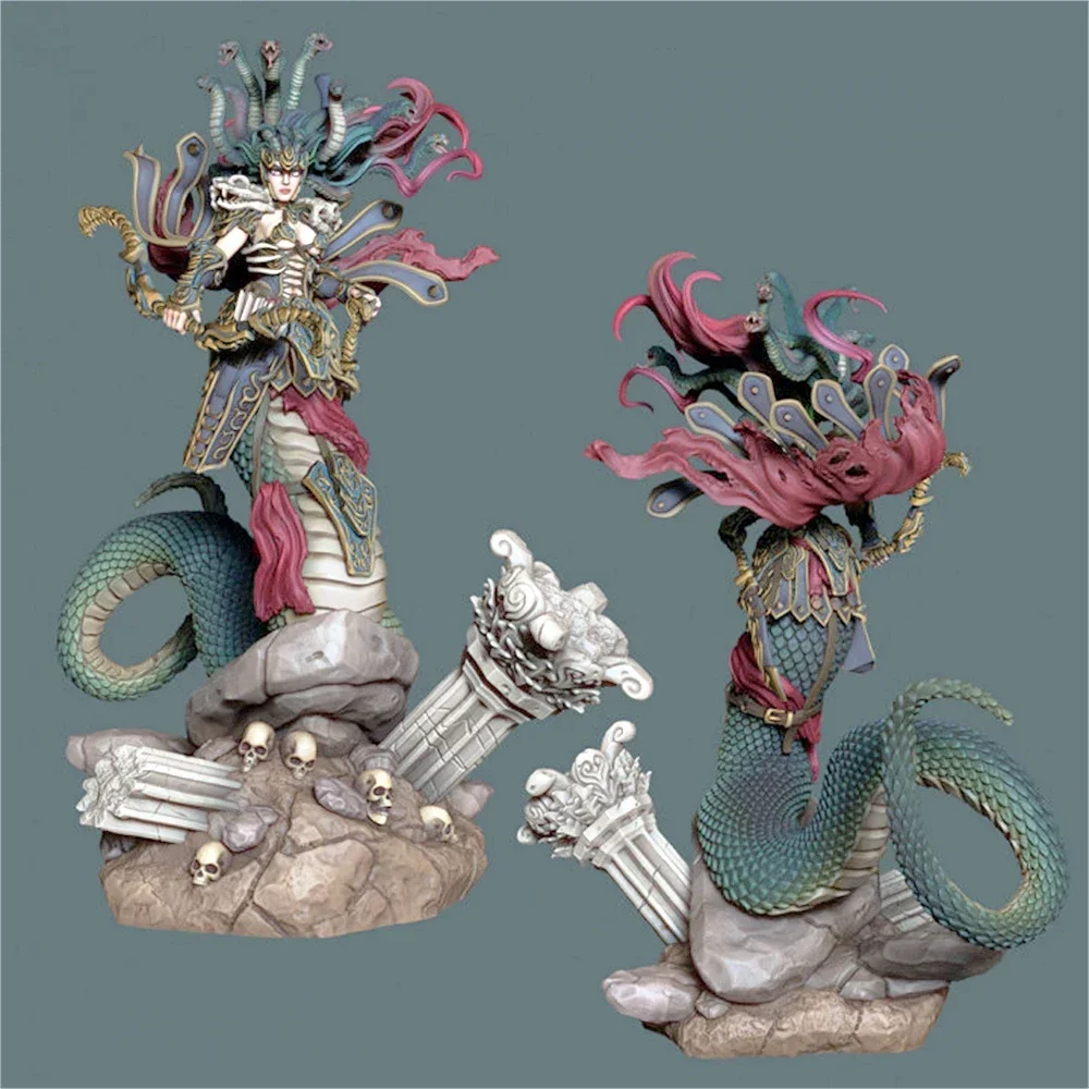 The Great Gorgon Miniature 90mm Resin Figure Model Kit 1/24 Scale Models Unpainted Kits Diy Toys Hobbies Plastic Model A363