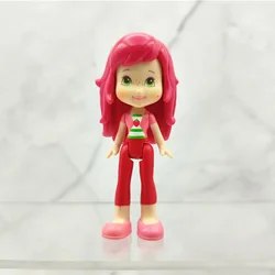 Cute Strawberry Sweetheart Girl Kawaii Figurine Anime Action Figure Mini Model Toys Doll Decor Gift