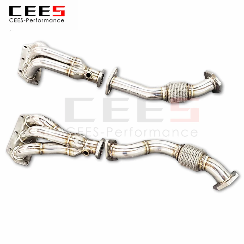 

CEES Exhaust System For VW R32 Headers Stainless Steel Test Pipe No cat Downpipe Stainless Steel Car Parts