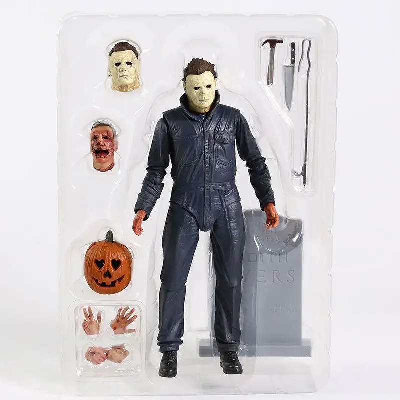 NECA Halloween Ultimate Michael Myers The New Blood Action Figure Toy Doll Halloween Gifts