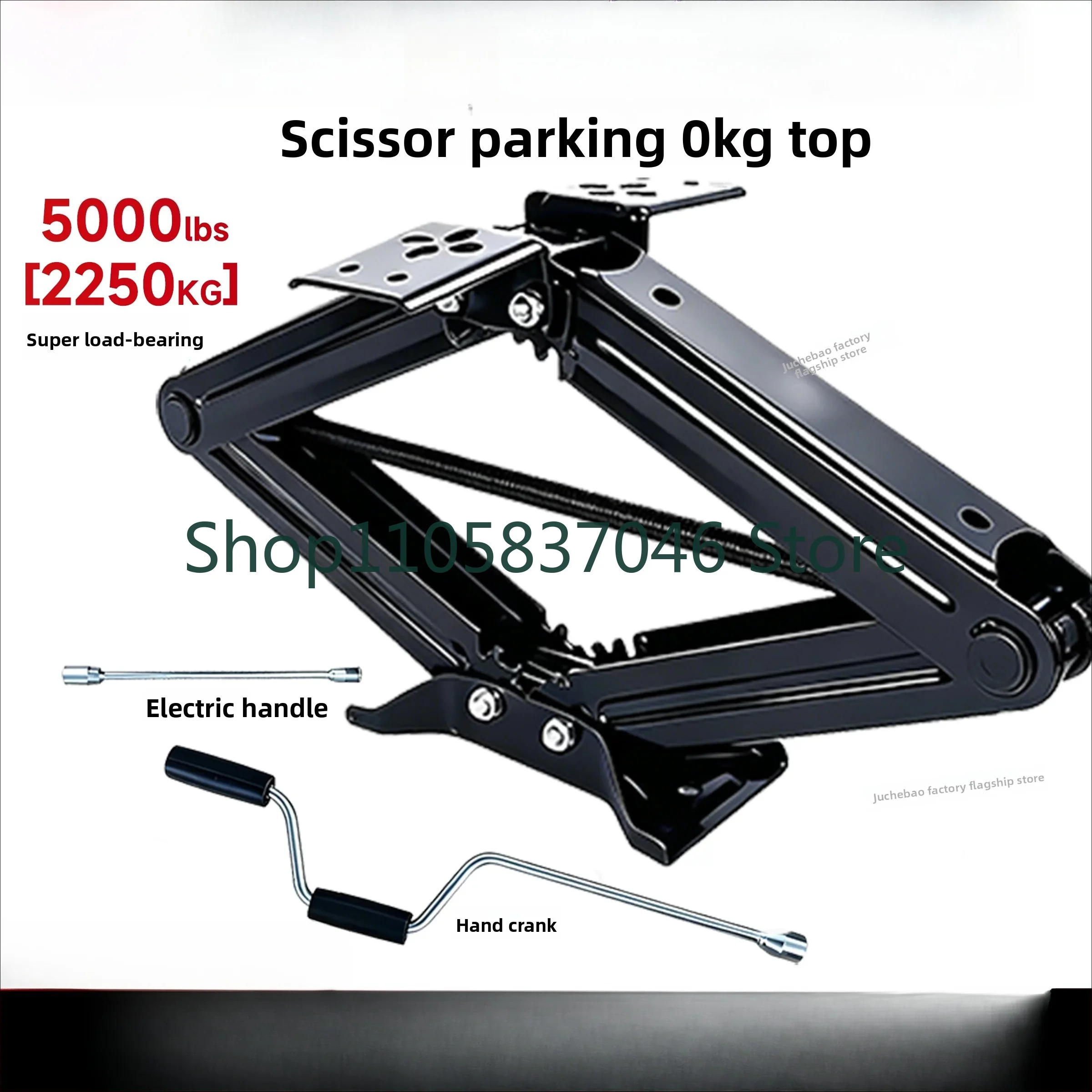 Scissor type parking support RV trailer jack leg accessories