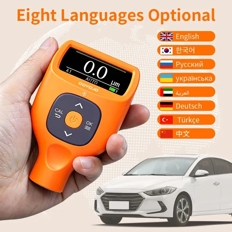 

【Professional Grade】TX Coating Thickness Gauges, Paint Depth Gauge Meter with Backlight LCD Display for Car Automotive, Limit Al