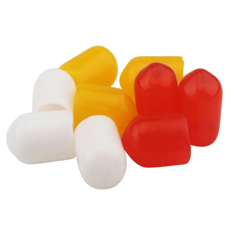 10pcs Protective Cover Covers Dust Cap Shielded Antioxidant Rubber Sleeve for Noise Stopper RCA Plug Female Socket Connector