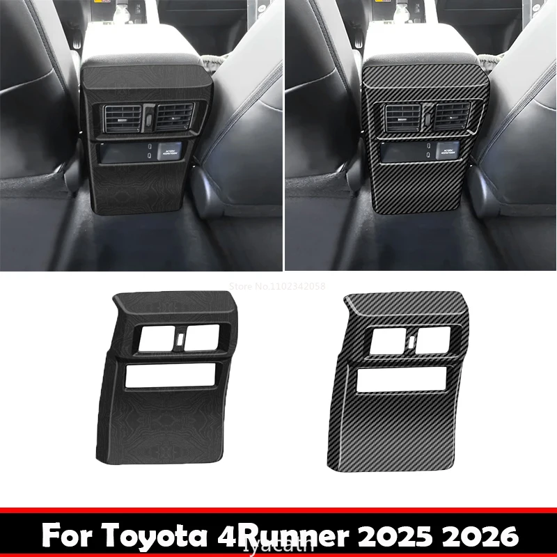 

Для TOYOTA 4Runner 4 Runner 2025 2026 АБС-дерево Центральный подлокотник с защитой от ударов Задний кондиционер Выходная вентиляционная крышка аксессуары