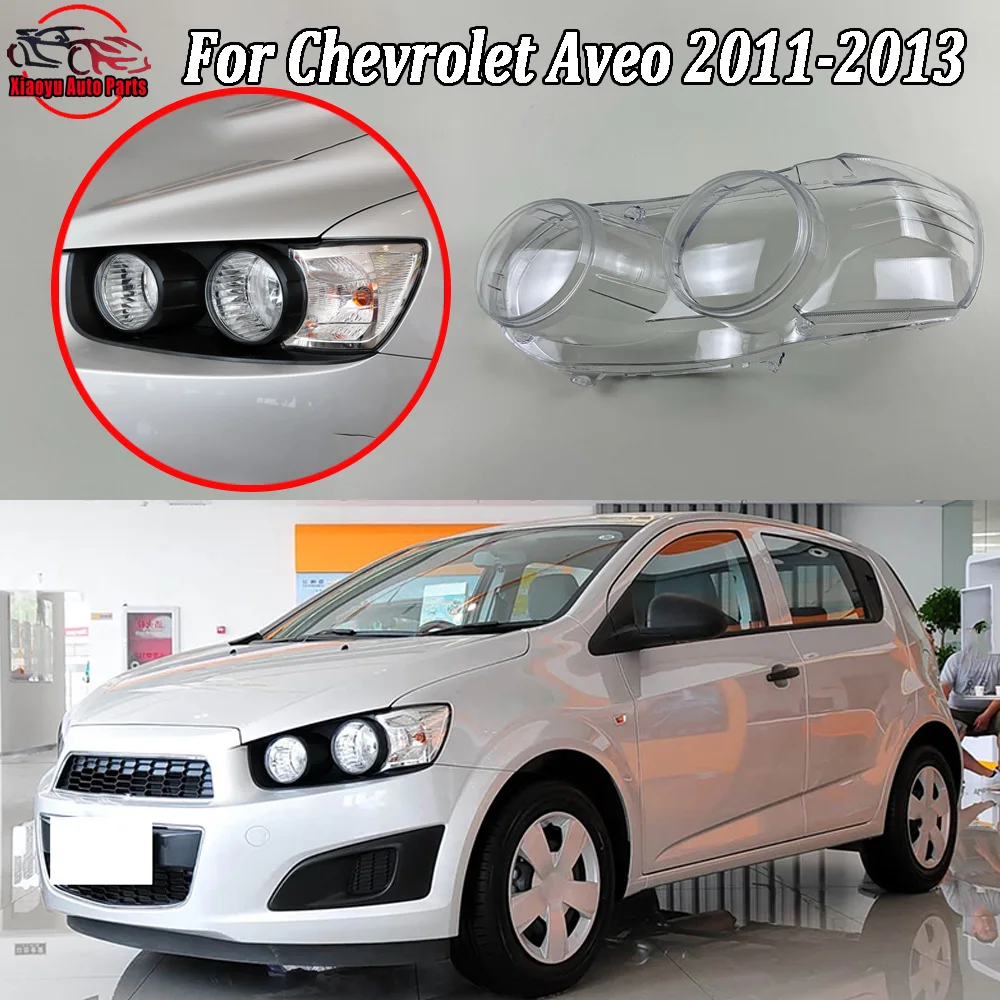

Headlamp Lamp Shell Headlight Cover Transparent Lens Plexiglass Replace Original Lampshade 2011 2012 2013 For Chevrolet Aveo