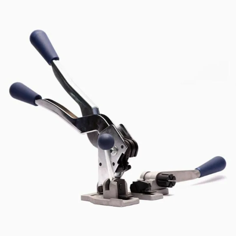 Strapping Machine Packaging Equipment Manual Packing Pliers Tensioner 3‑in‑1 Hand Tool for PP Plastic Strip Package Bundling