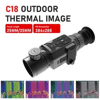Thermal Imaging Monocular HT-C18 384x288 Infrared Resolution Ratio Mini Wifi Camera 1080p Hd - Night Vision Included