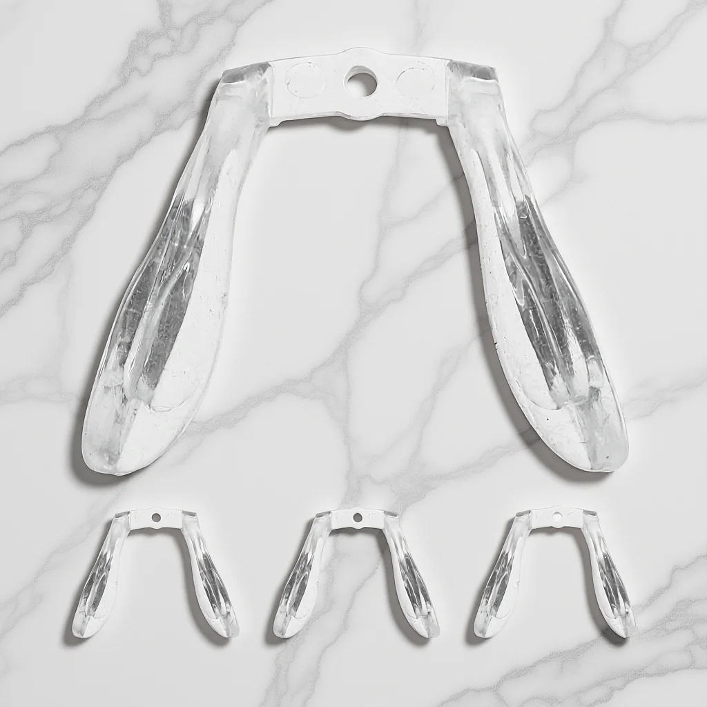 U على شكل سيليكون مخدات أنف للنظارة 4 قطعة جسر النظارات دعم عدم الانزلاق نظارات إطار وسادة استبدال أجزاء الإمدادات #6