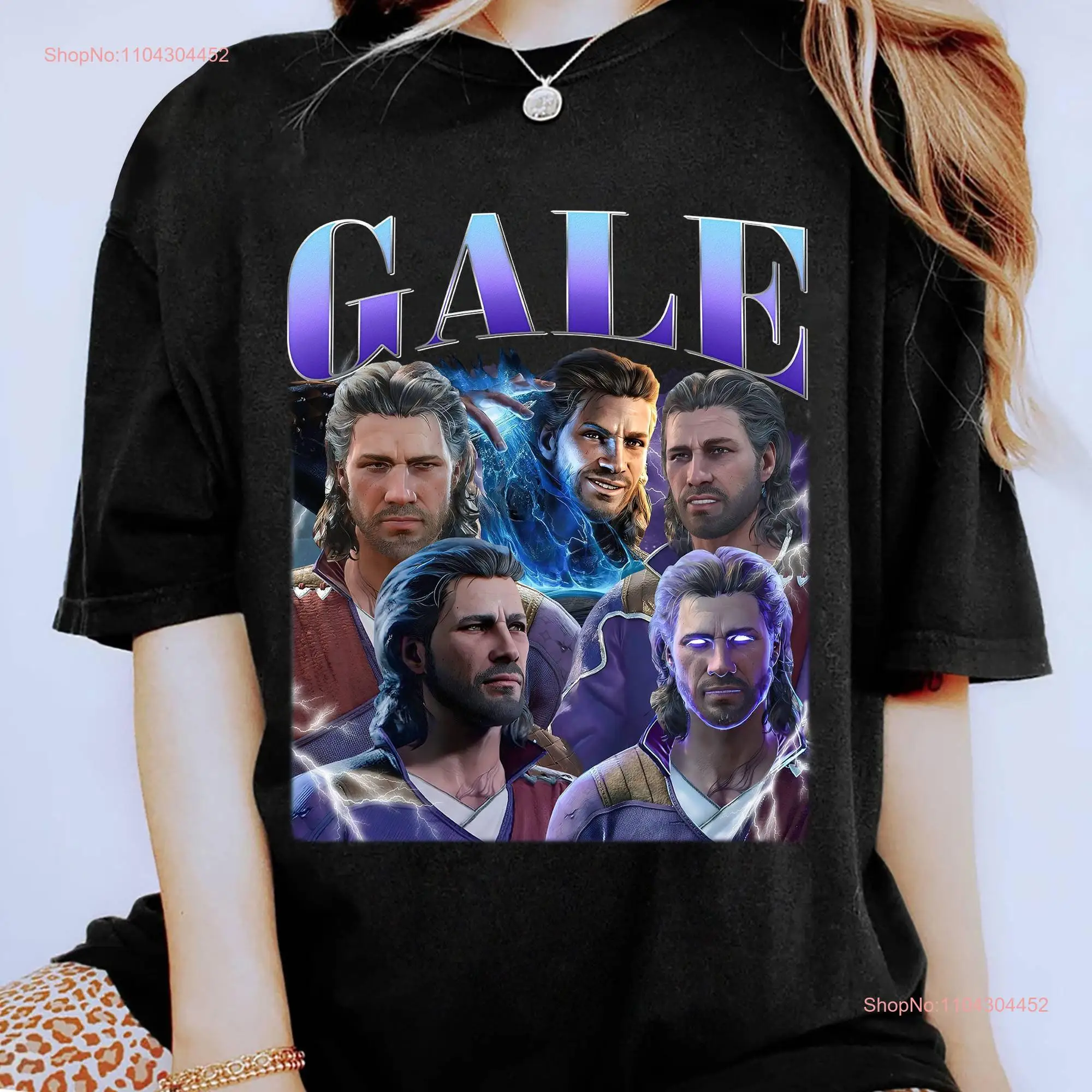 Gale T Shirt Vintage Homage Baldur s Gate 3 Video Game long or short sleeves