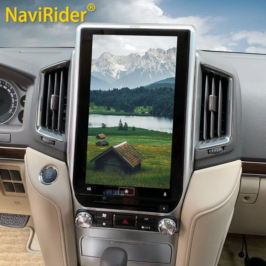 For TOYOTA LAND CRUISER LC200 2016-2018 8+256GB GPS DSP CarPlay 13.8inch Screen Android 15 Car Multimedia Video Player Stereo