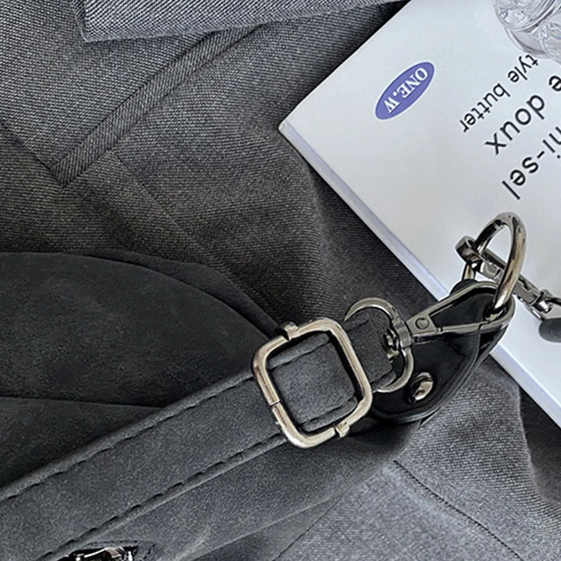 Frauen Umhängetasche Luxus Designer Schräge Quer Einzelnen Schulter Tasche Große Kapazität Handtaschen Retro Matte PU Leder Hobos – Detail 27