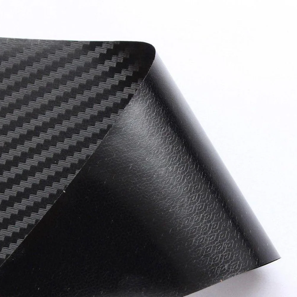 

108X7Cm Carbon Fiber Rear Bumper Sticker Waterproof Scratch Protector For Car Styling Auto Bumper Decoration Trim