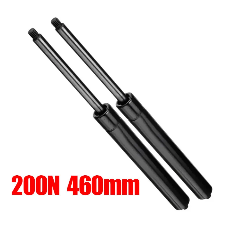 2x Universal Gas Strut 200N 460mm Car Gas Strut Bars Gas Spring Hood 8mm M6 Support Rod Shock Lift for RV Bed Window Bus Caravan