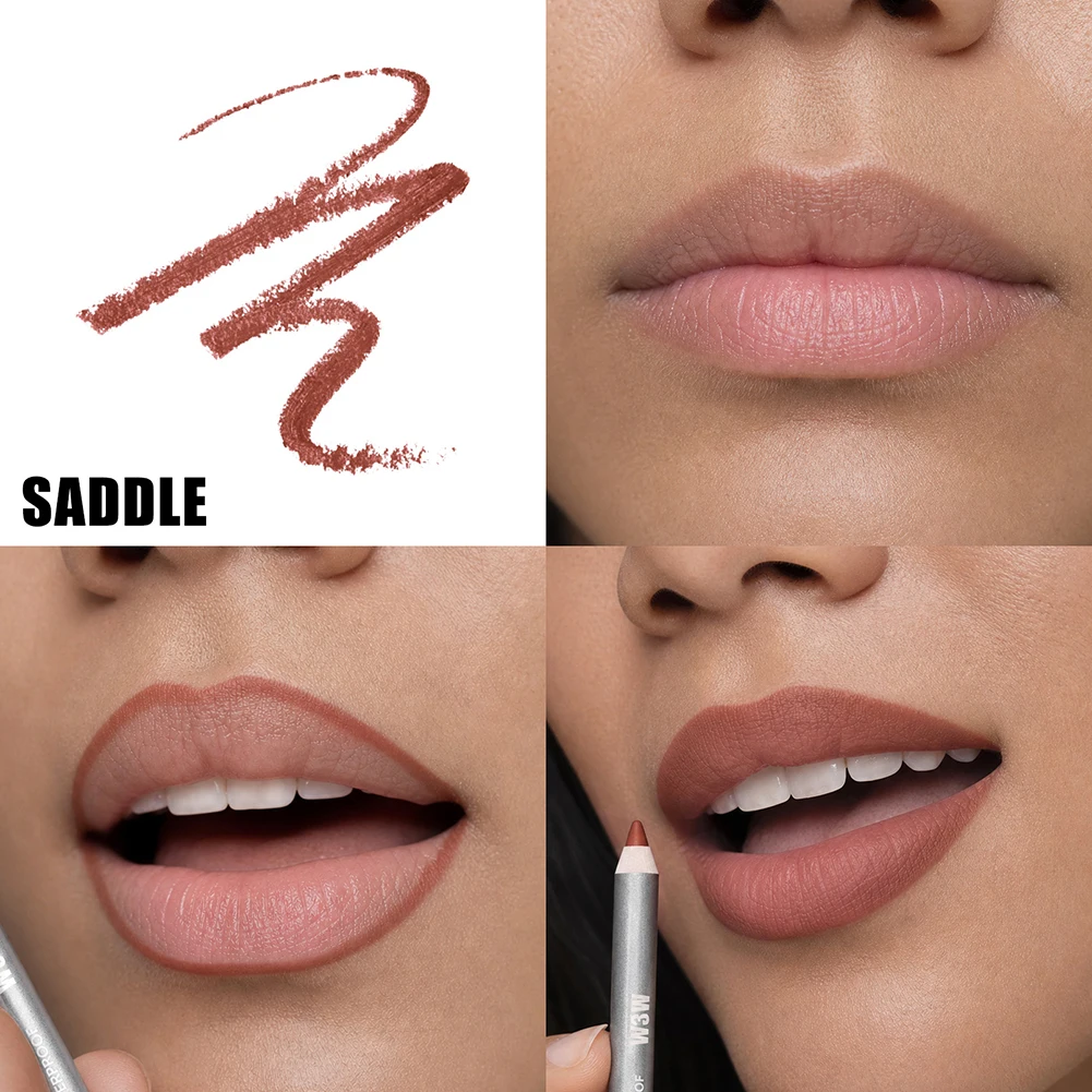 1PC Matte Lip Liner Pencil Lip Outline Contouring Lasting Waterproof Lipstick Crayon Pigments Moisturizing Lip Balm Cosmetics