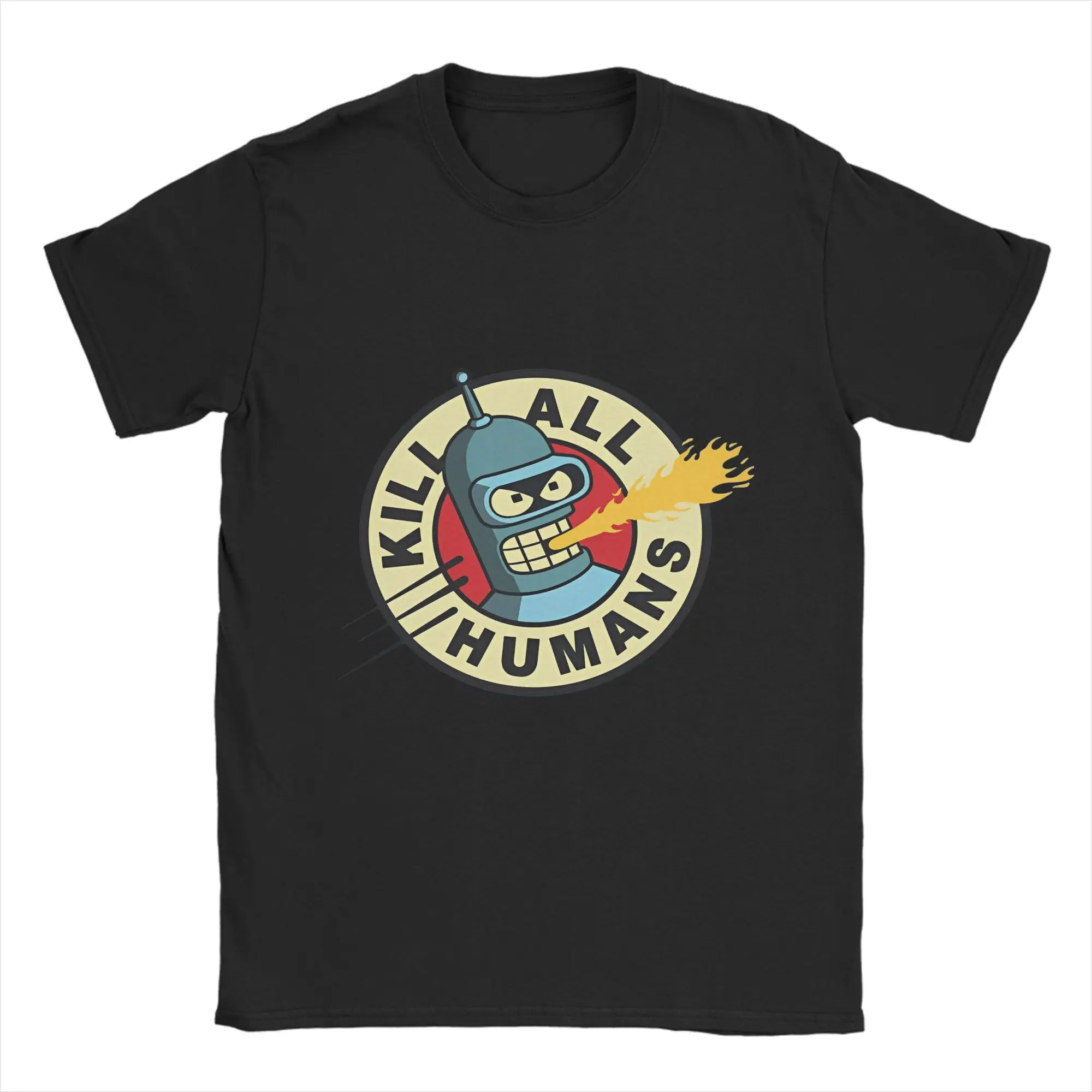 Harajuku T Shirt Summer F-Futuramas  Hip Hop T-Shirts  Save thr Planet  100 Cotton Tee Shirt for Man  Short Sleeve Top Tees