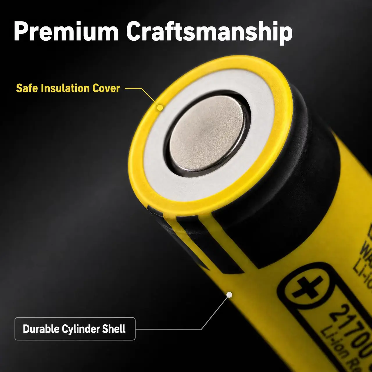 100%/original 21700 5000mAh 3.7V rechargeable lithium battery -suitable for DIY electronic products, flashlight portable devices
