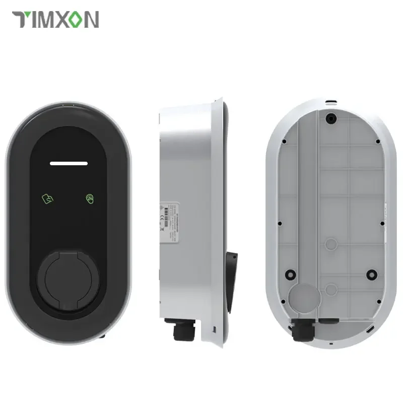 TIMXON Pengisi Daya Ev Cepat Kustomisasi Kotak Dinding Tipe 1 Tipe 2 GB/T untuk Soket Tesla Penggunaan Di Rumah Dipasang Di Dinding